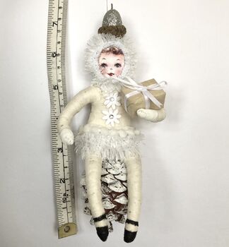 Christmas Decoration Pinecone Girl, 6 of 8
