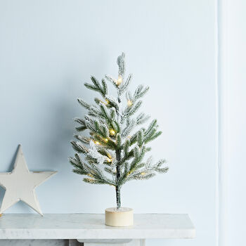 Illuminated Mini Christmas Tree Decoration, 2 of 3