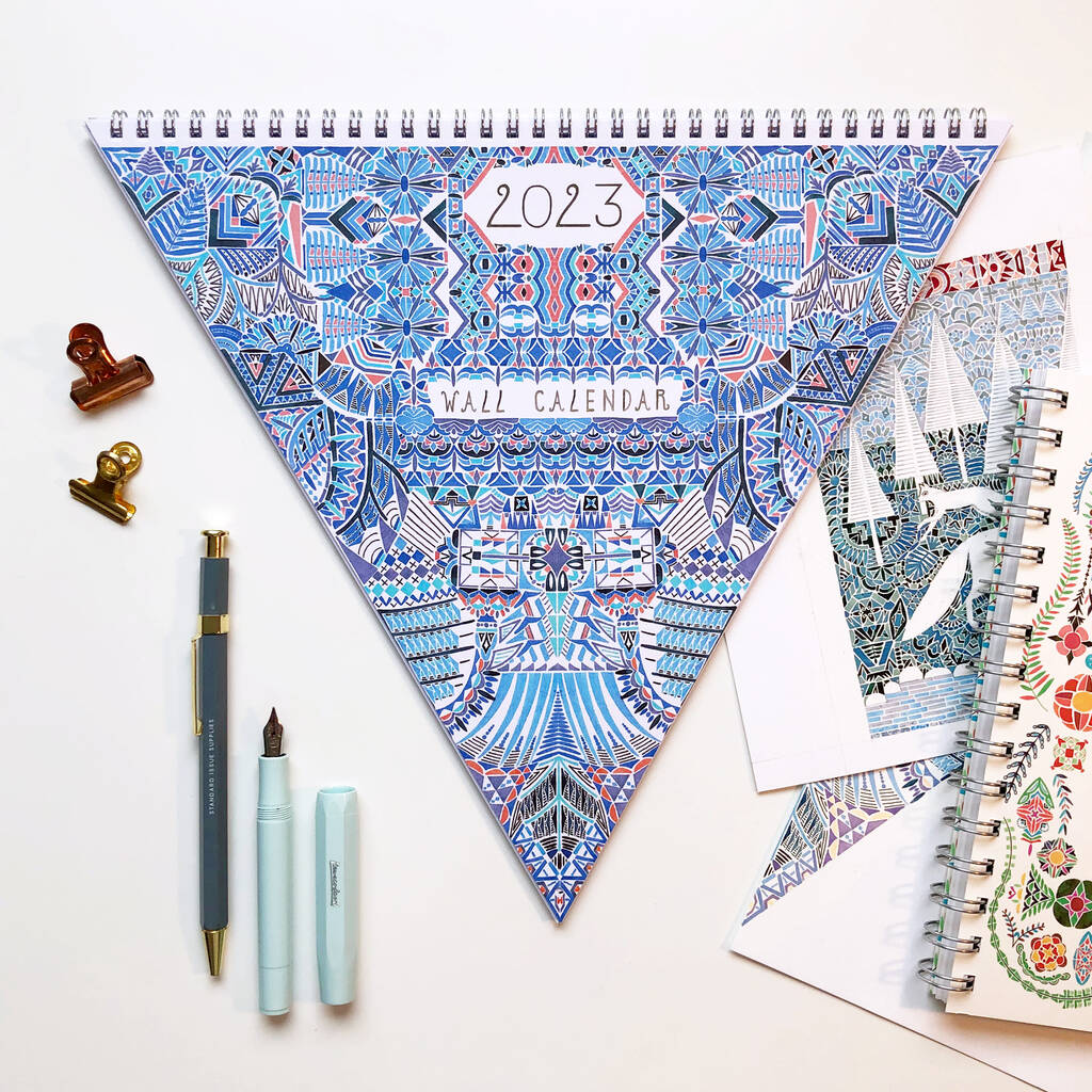 2023 Triangle Wall Calendar By Prism of Starlings