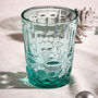 Set Of Four Vintage Colour Embossed Tumblers, thumbnail 2 of 8