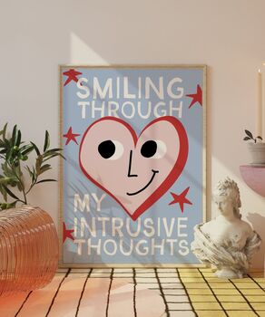 Intrusive Thoughts Quote Print, 2 of 3
