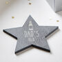 Personalised Star Father's Day Slate Coaster, thumbnail 1 of 2