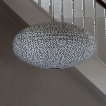 Orzo Hanging Lampshade Duck Egg Blue, 2 of 4