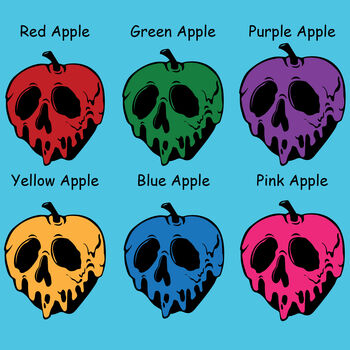 Personalised Bite Me Poison Apple T Shirt, 3 of 7