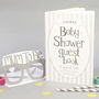 Personalised Baby Shower Soft Cover Guest Book, thumbnail 6 of 8