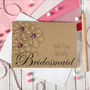 Personalised Will You Be My Bridesmaid Card, thumbnail 2 of 6