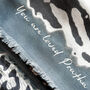 Personalised Leopard Spotted Print Scarf, thumbnail 5 of 9