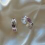 Adjustable Pure Silver Colourful Band Bohemian Toe Ring, thumbnail 3 of 6