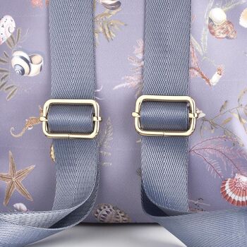 Whispering Sands Powder Blue Mini Backpack, 5 of 7