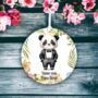 Personalised Panda In A Suit Decoration Gift, thumbnail 1 of 2