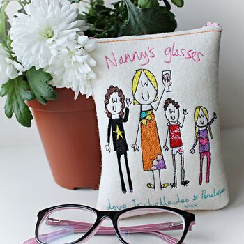 Personalised Embroidered Granny's Glasses Case, 8 of 12