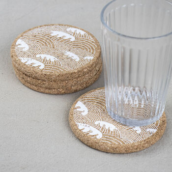 Cork Placemats And Coasters | Wave, 2 of 6