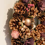 Christmas Hyacinth Natural Door Wreath, thumbnail 6 of 9