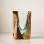 Triangular Molten Glass Vase And Decorative Centrepiece, thumbnail 6 of 6