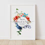 Personalised 40th/ 50th And Fabulous Birthday Print, thumbnail 4 of 8