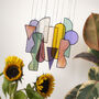 Symphony, Art Deco Inspired Stained Glass Suncatcher, thumbnail 1 of 2