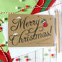 Christmas Stocking, Traditional Festive Christmas Card, thumbnail 1 of 5