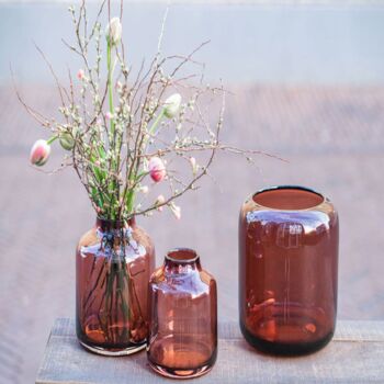 Vase Mazurka Burgundy Colour By Dut Z, 2 of 4