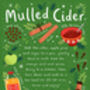 Festive Christmas Card, Mulled Cider Recipe Card, thumbnail 3 of 3
