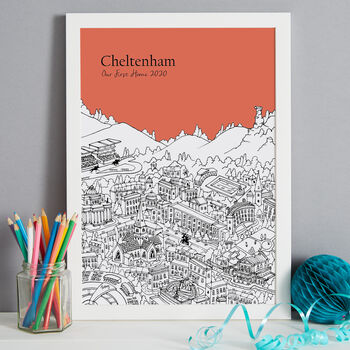 Personalised Cheltenham Print, 3 of 8