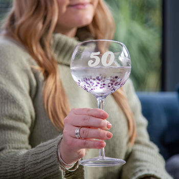 Personalised Terrazzo Style Glass Range 50th Birthday, 2 of 6