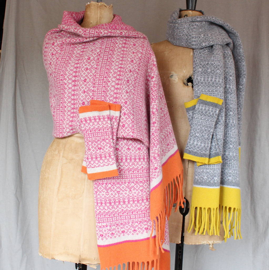 women's scarf and mitten sets