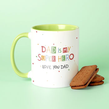Dad Is My Super Hero Mug, 3 of 6