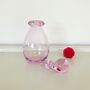 Vintage Pink Glass Perfume Bottle ~ Four, thumbnail 3 of 5