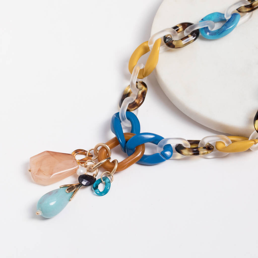 The Rita Rope Necklace - Multicoloured | Handmade By Tinni | Cotton  Necklaces