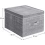 Set Of Three Storage Boxes Folding Storage Organiser, thumbnail 12 of 12