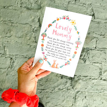 Personalised Wish For Mum Mummy Mother Card, 3 of 5