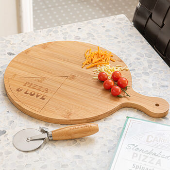 Personalised Bamboo Pizza Board, 4 of 4