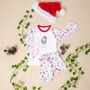 Christmas Little Lamb Pyjamas, thumbnail 1 of 2