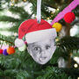 Santa Hat Photos Personalised Christmas Tree Decoration, thumbnail 1 of 12