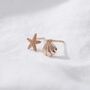 Starfish And Shell Stud Earrings, thumbnail 4 of 10