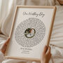 Personalised Lyric Print, First Anniversary Gift, thumbnail 1 of 4