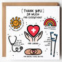 Thank You For Everything Hospital Staff Card, thumbnail 1 of 3