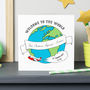 Personalised Welcome To The World Baby Card, thumbnail 2 of 2
