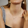 Mama Pendant Necklace With Opal Stone, thumbnail 3 of 5