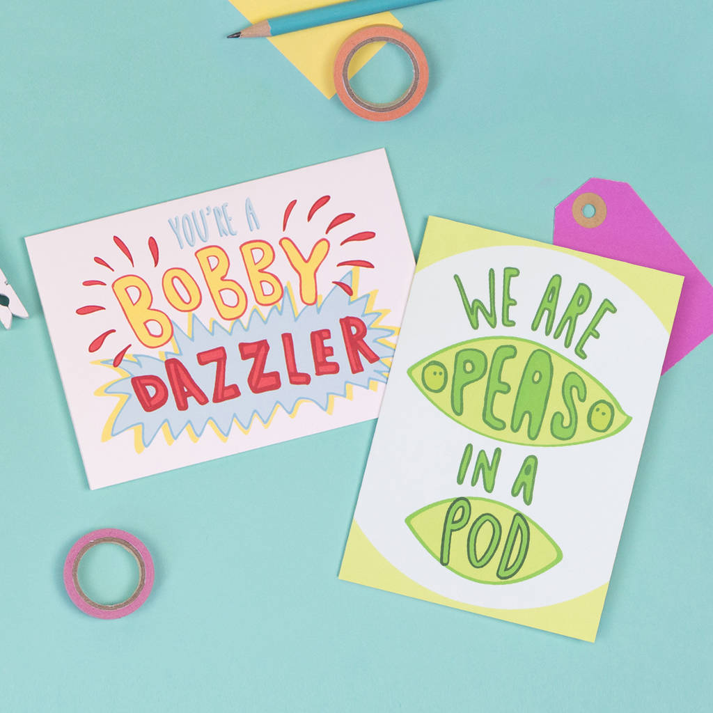 peas in a pod card by jane katherine houghton designs