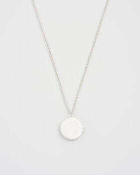Silver Nightshade Moon Locket Necklace, 5 of 8
