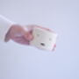 'Meh' Handmade Ceramic Flat White Cup, thumbnail 2 of 2