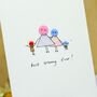 Personalised 'Button Mummy' Handmade Card, thumbnail 5 of 12