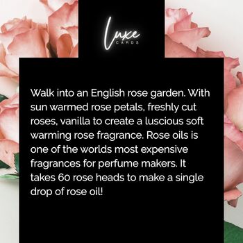 Personalised 60th Birthday Card For Her – Luxury Hot Pink Rose, Handmade 3D Scented Card, 7 of 12