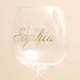 Personalised Gold Name Gin Glass, thumbnail 3 of 4