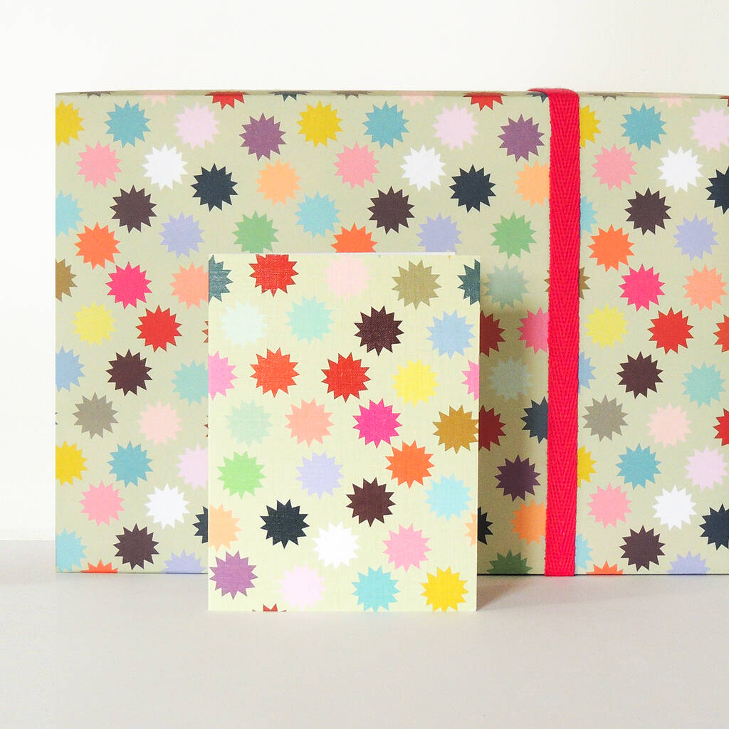 Scratchy Stars Wrapping Paper Two Sheets By Kali Stileman Publishing