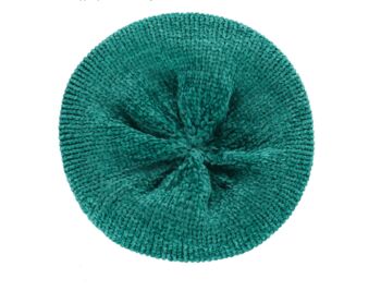 Chemo Headwear Soft Chenille Beret Cap Beanie Hat, 5 of 8