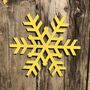 Colourful Christmas Snowflake Decoration Ornament Sign, thumbnail 9 of 12