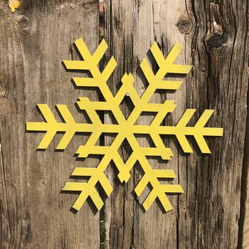 Colourful Christmas Snowflake Decoration Ornament Sign, 9 of 12