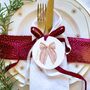 Ribbon Bow Personalised Christmas Decoration, thumbnail 1 of 2